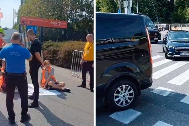 Zaustavili kolonu auta: Petero aktivista u Varšavi prosvjedovalo protiv Taylor Swift