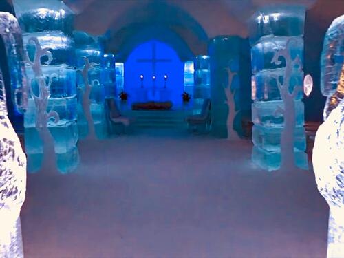 Zavirite u norveški snježni hotel koji se mora graditi svake godine