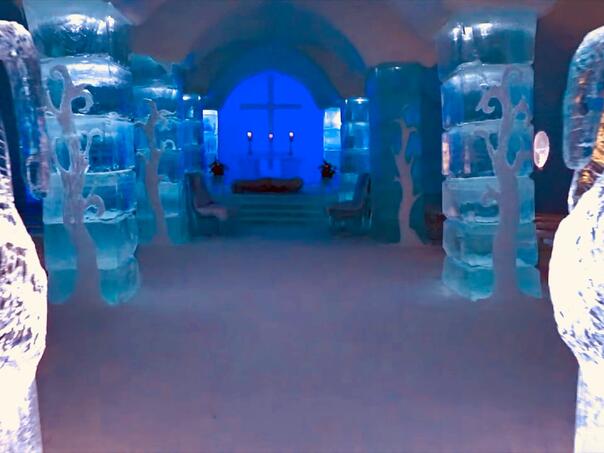 Zavirite u norveški snježni hotel koji se mora graditi svake godine