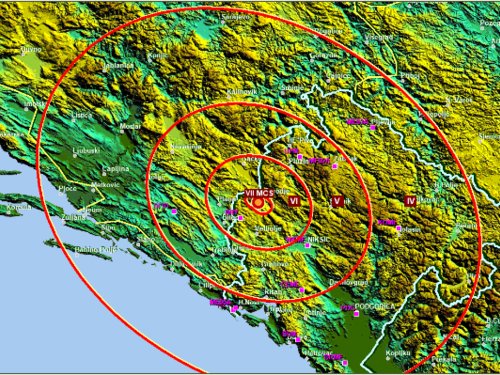 Zavod za seizmologiju Crne Gore: Zemljotres jačine 5.4