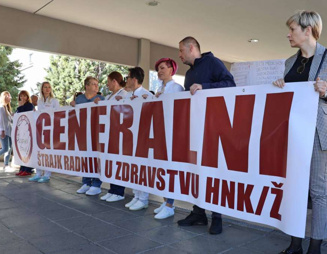 Završava se štrajk 4000 zdravstvenih radnika: Postignut dogovor sa Vladom HNK