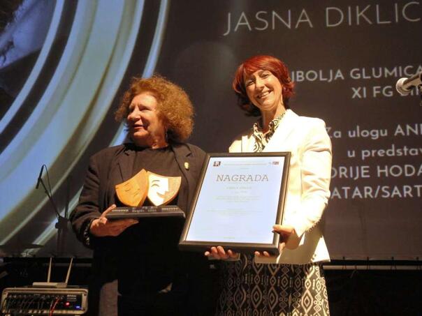 Završen 11. festival glumca BiH, najbolja glumica Jasna Diklić