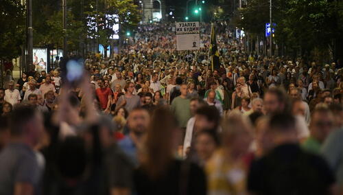 Završen protest, Beograd je večeras šetao za Bačku Palanku
