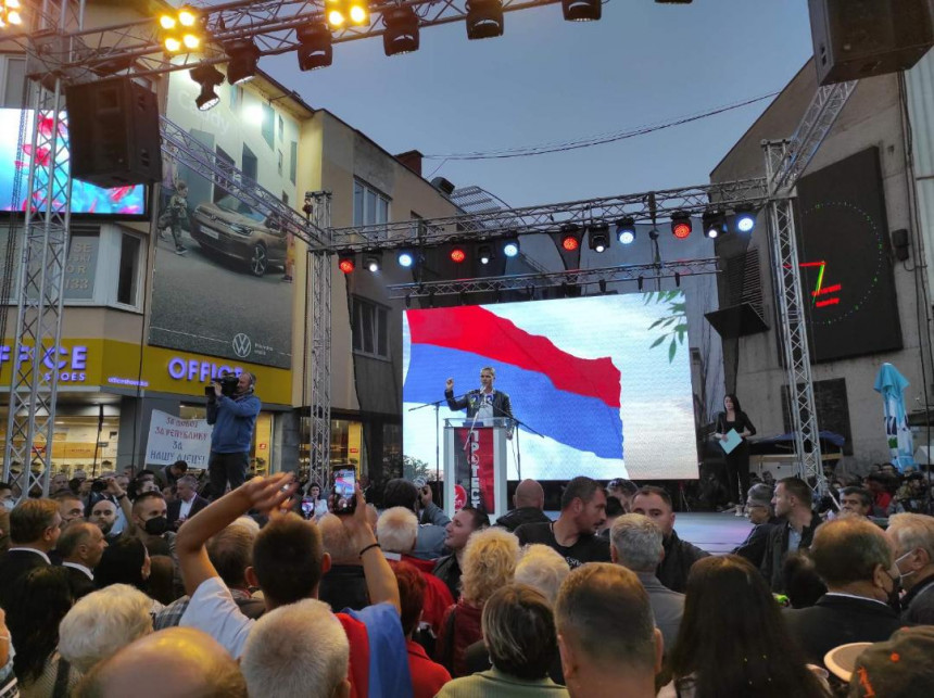 Završen protest: Ovo su poruke lidera opozicije RS