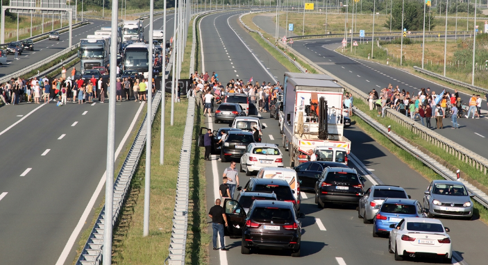 Završen protest ''Srbija protiv nasilja'', normalizovan saobraćaj