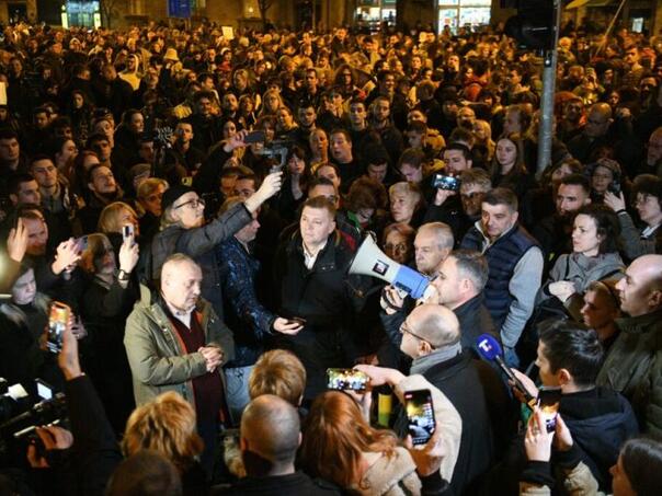 Završen protest u Beogradu, za sutra najavljen novi