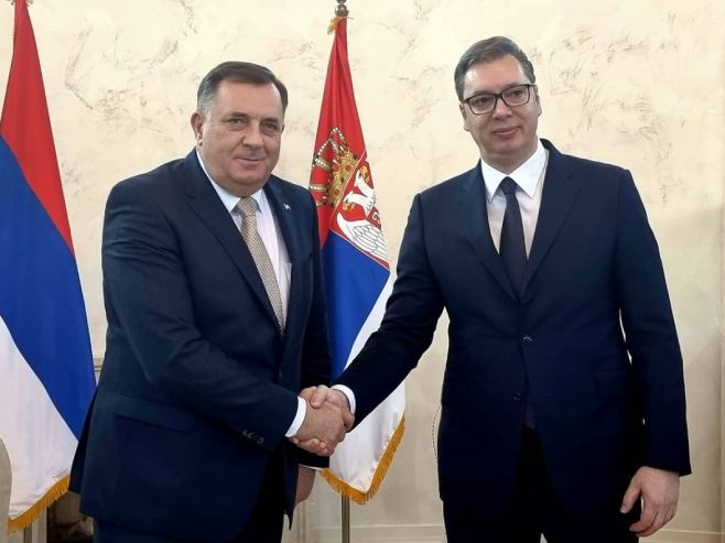 Završen sastanak: Dodik i Vučić razgovarali preko dva sata