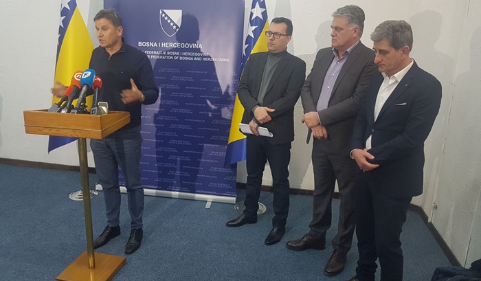 Završen sastanak u Vladi FBiH, obratili se Novalić i Džindić