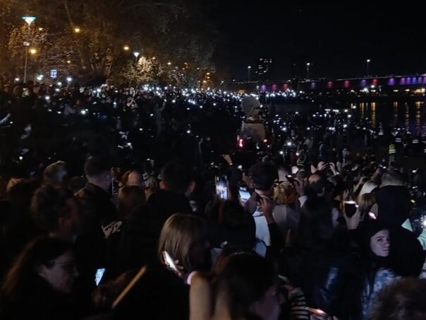 Završen skup u Novom Sadu: Različite procjene o broju okupljenih