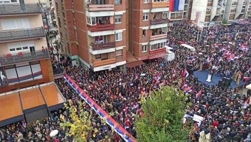 Završen veliki skup u Kosovskoj Mitrovici