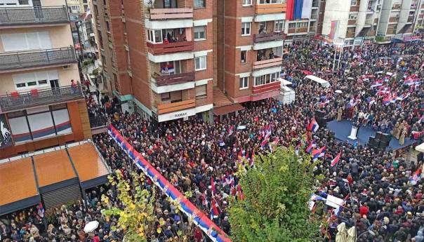 Završen veliki skup u Kosovskoj Mitrovici