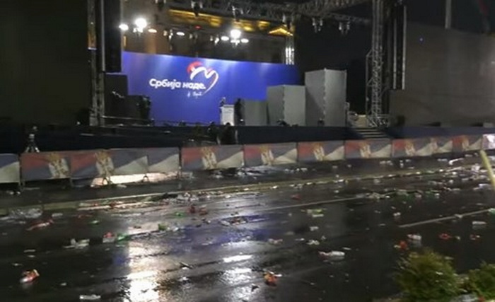 Završen Vučićev 'reality': Ostalo je smeće i raspala slika lidera