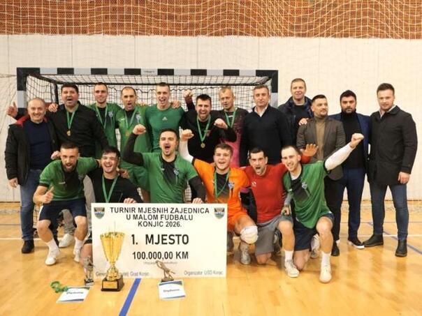 Završena manifestacija "Zimski grad Konjic" turnirom mjesnih zajednica