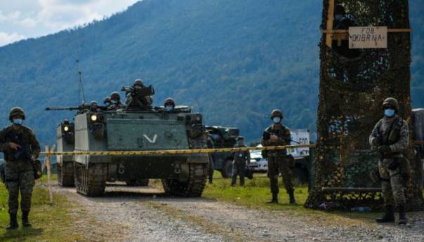 Završena vježba Bataljonske grupe lake pješadije OSBiH na poligonu 'Manjača'