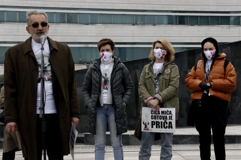 Završeni protesti u Sarajevu, manje građana nego prošli put