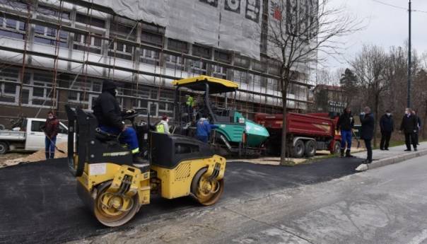 Završetak uređenja pristupnog puta izolatoriju na Građevinskom fakultetu