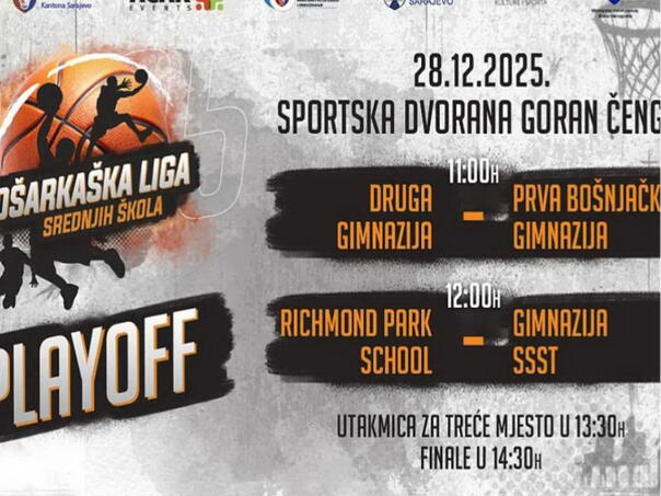 Završnica Košarkaške lige srednjih škola KS: Četiri ekipe u borbi za titulu