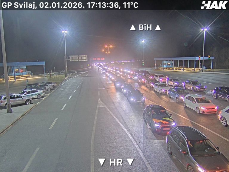 Zbog novog EU sistema na ulaz u Hrvatsku iz BiH čeka se tri sata