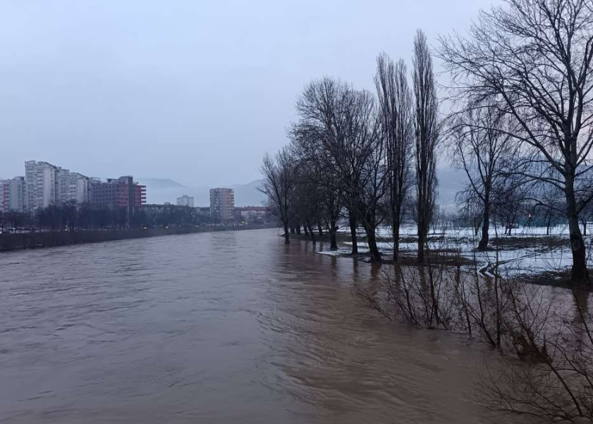 Zbog padavina i topljenja snijega porast vodostaja
