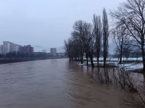 Zbog padavina i topljenja snijega porast vodostaja