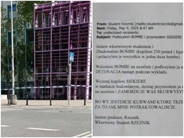 Zbog prijetnje bombom evakuisan dio Univerziteta u Varšavi