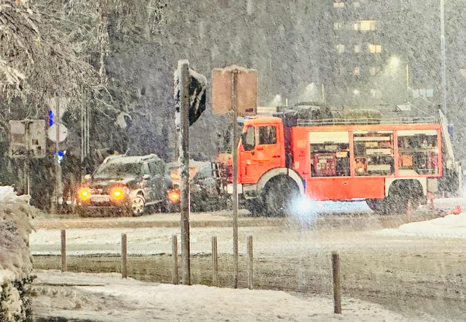 Zbog snijega: Vatrogasci imali nekoliko intervencija u TK