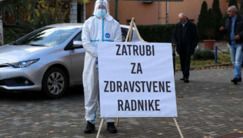 Zdravstveni radnici danas izlaze pred Vladu HNK