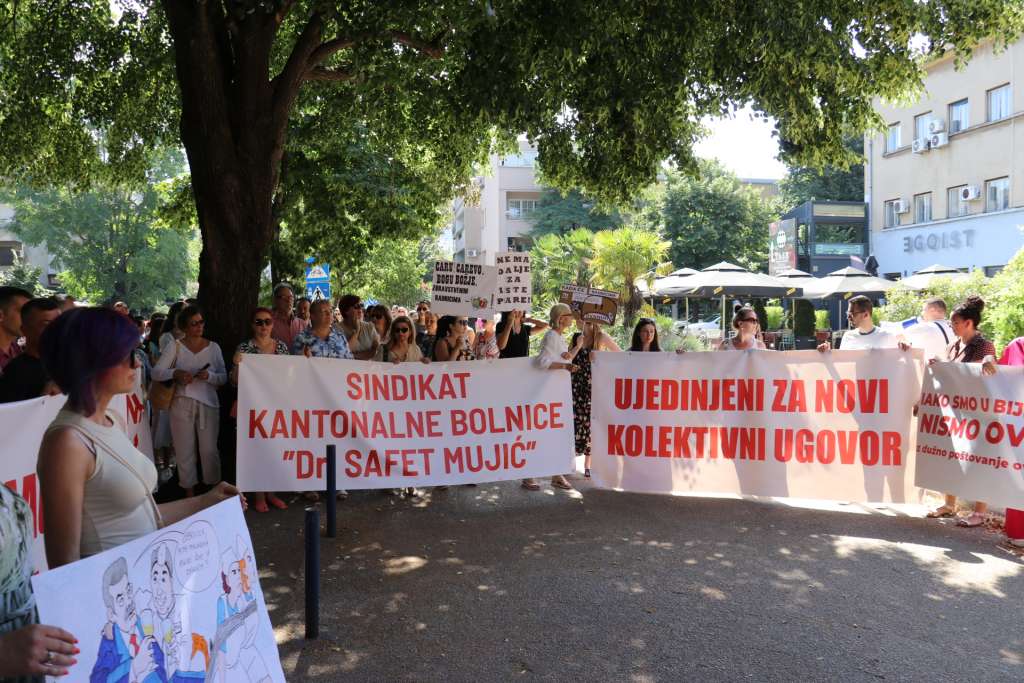 Zdravstveni radnici u HNK-u od sutra u generalnom štrajku