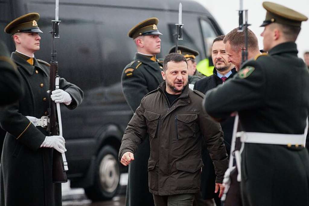 Zelenski doputovao u Litvaniju u prvu stanicu baltičke turneje