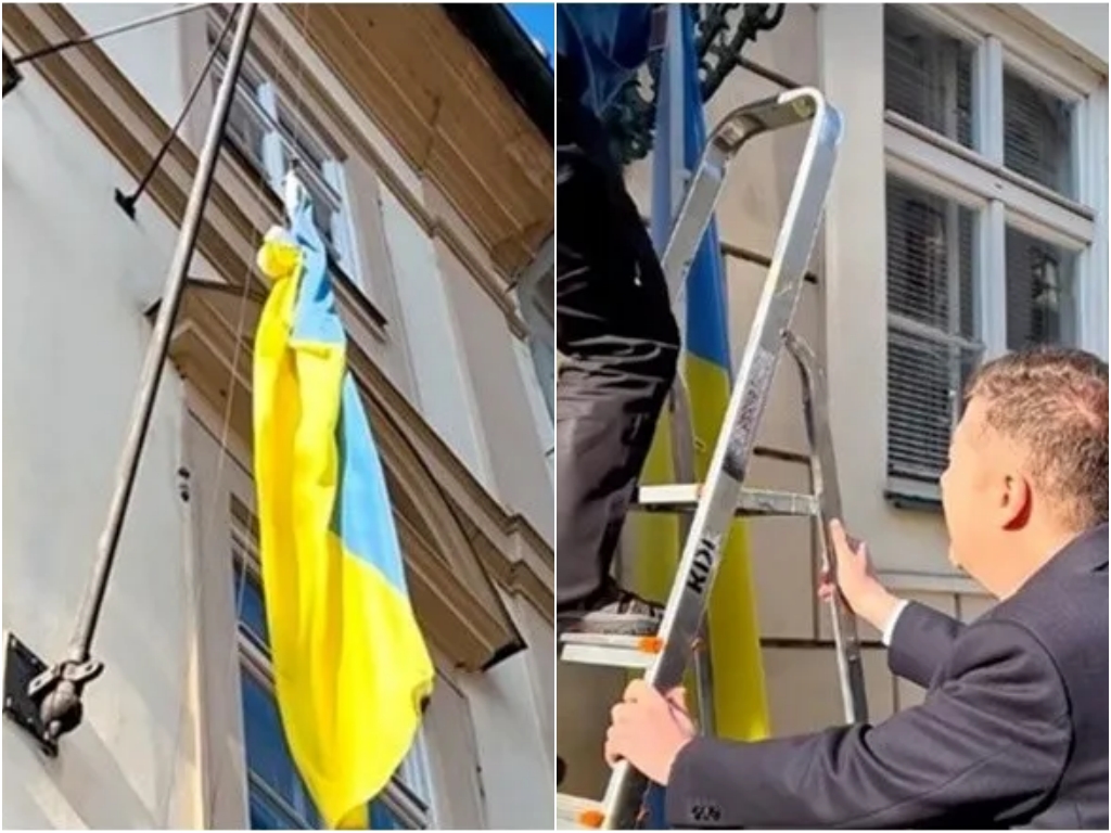 Zelenski gubi saveznike: Ukrajinska zastava skinuta sa češkog parlamenta