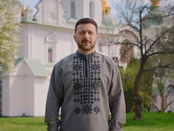 Zelenski objavio uskrsnu čestitku: Ne odustajte, mir će se vratiti u našu zemlju