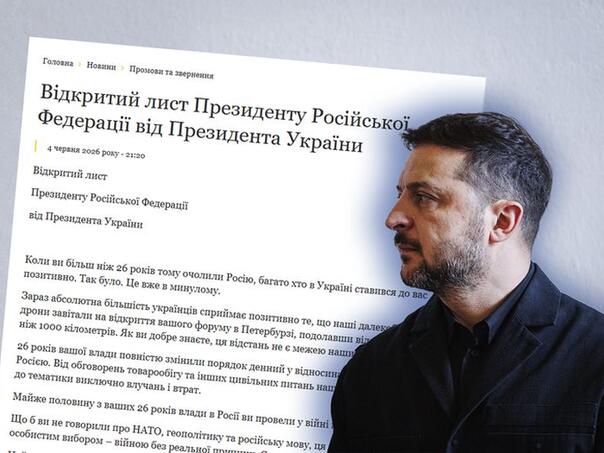 Zelenski pisao Putinu: "Ukrajina predlaže kraj rata"