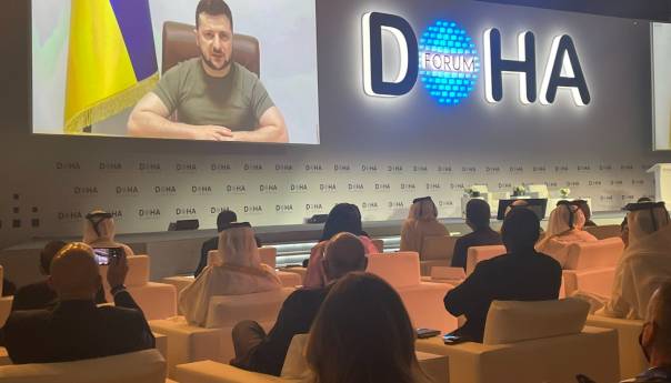 Zelenski se obratio na forumu u Dohi: Budućnost Evrope počiva na vašim naporima