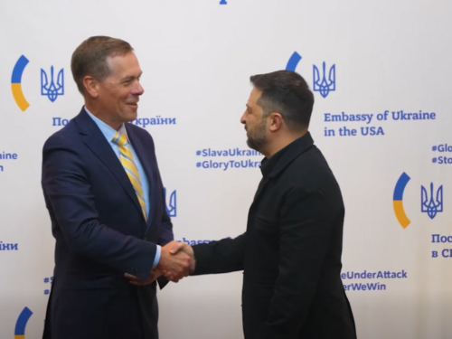 Zelenski sa zvaničnicima proizvođača Tomahawka i Patriota