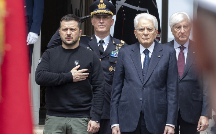Zelenski stigao u Rim: Italijanski zvaničnici na strani Ukrajine