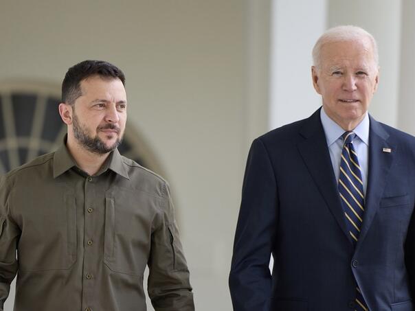 Zelenski: Zahvalan sam Bidenu na njegovoj nepokolebljivoj podršci Ukrajini