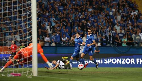 Šok na Grbavici: Željezničar - Neftci 2:2