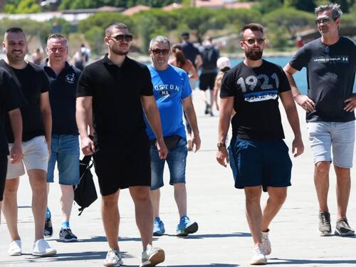 Željini navijači preplavili Koper, Plavi večeras kao kod kuće