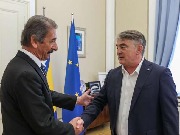 Željko Komšić se sastao sa ambasadorom Palestine u BiH