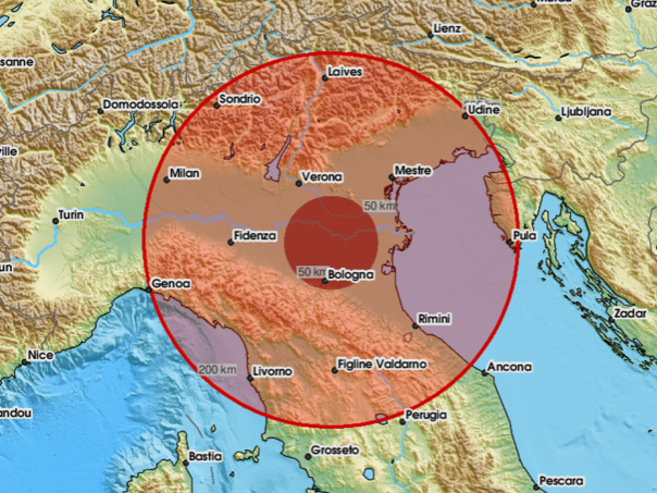 Zemljotres jačine 4.3 stepena po Richteru pogodio Italiju