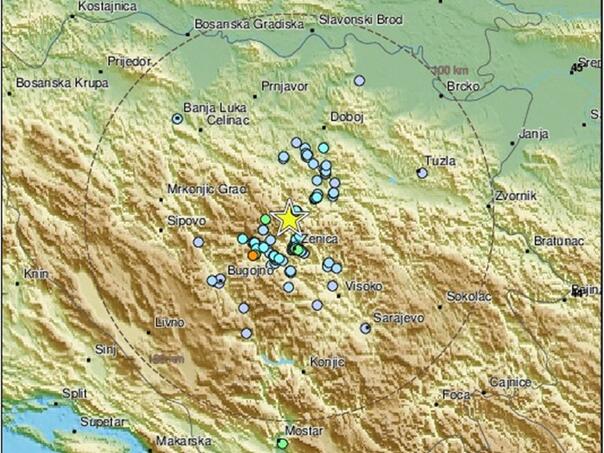 Zemljotres jačine 3.5 stepeni pogodio okolinu Zenice