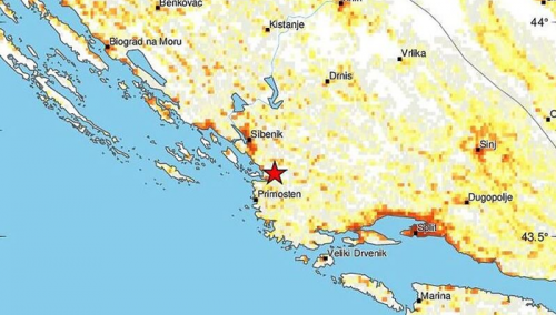 Zemljotres jačine 4,7 stepeni po Richteru zatresao Dalmaciju