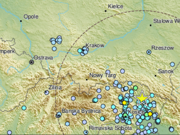 Zemljotres jačine 5.0 stepeni po Richteru pogodio Slovačku