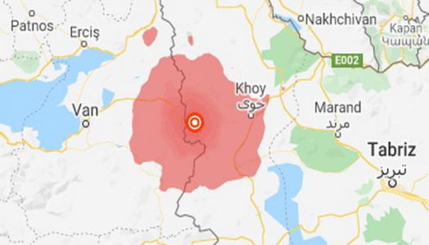 Zemljotres jačine 5,7 stepeni na granici Turske i Irana