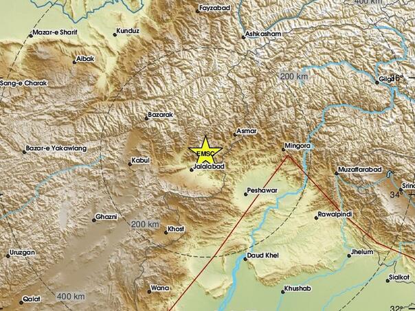 Zemljotres jačine 6.2 pogodio jugoistočni Afganistan