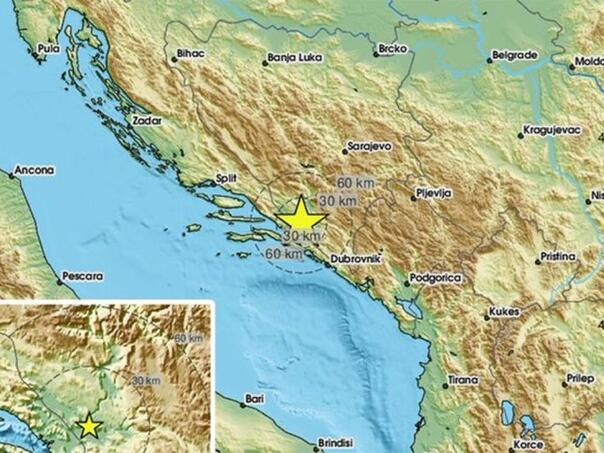 Zemljotres jutros registrovan u BiH: 'Dobro se zatreslo'