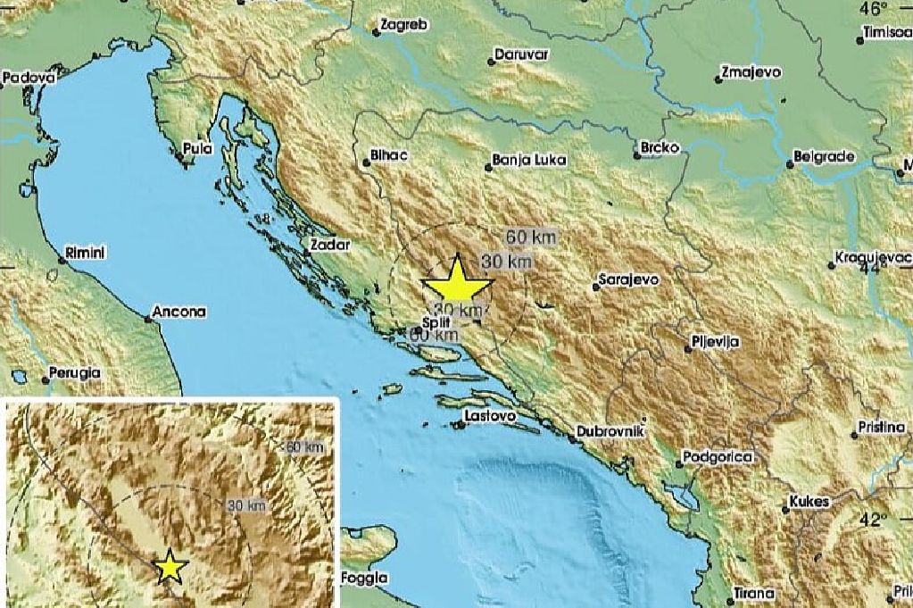 Zemljotres kod Livna probudio građane: Tresli se ormari, čula se tutnjava