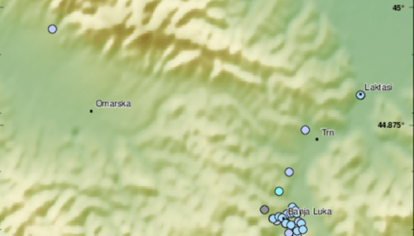 Više zemljotresa pogodilo BiH, treslo se kod Banja Luke, Sanskog Mosta, Doboja...