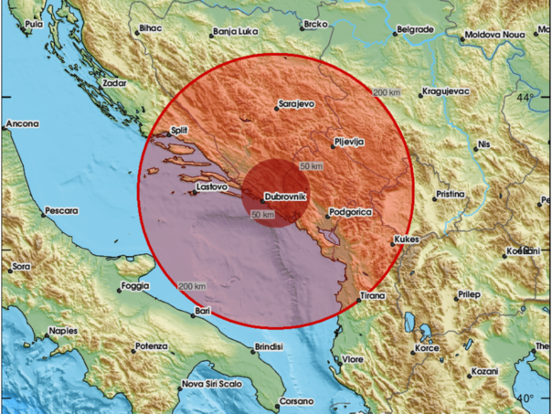Zemljotres kod Trebinja, osjetio se širom Hercegovine
