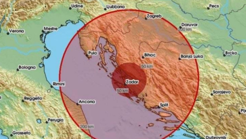 Zemljotres na jugu Hrvatske, osjetio se i u BiH